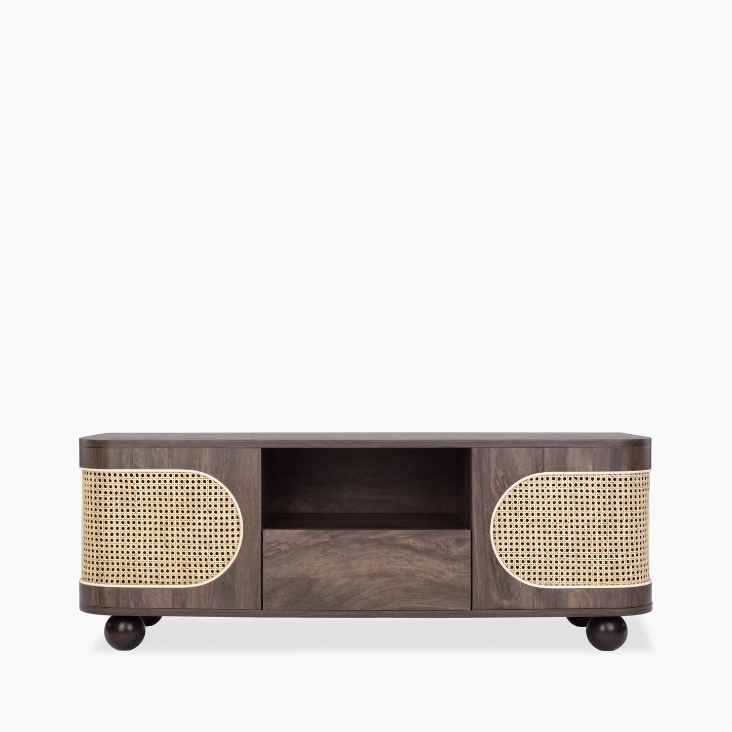 Una Wooden TV Stand Walnut