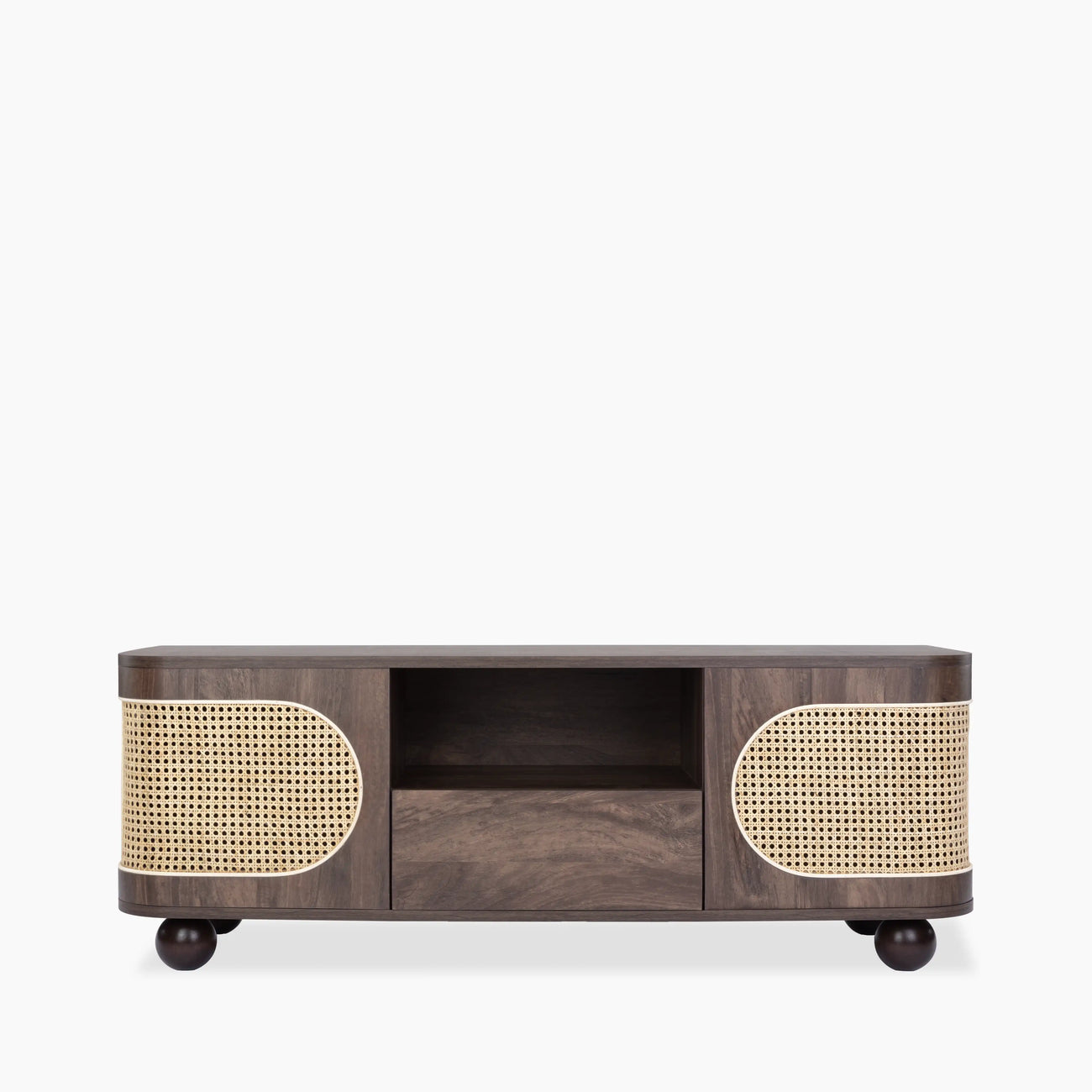 Una Wooden TV Stand Walnut