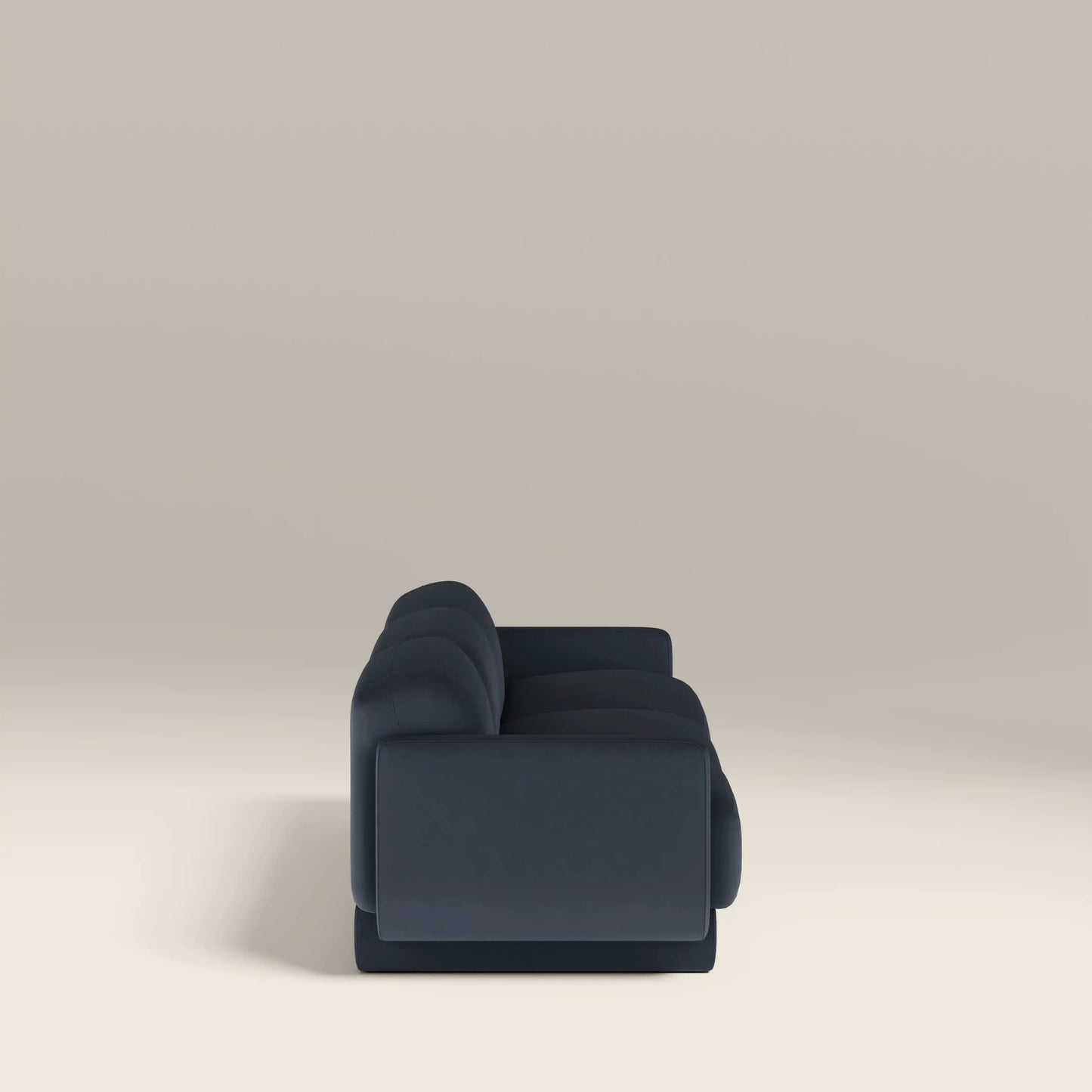 Connick 3 Seater Sofa Dark Blue