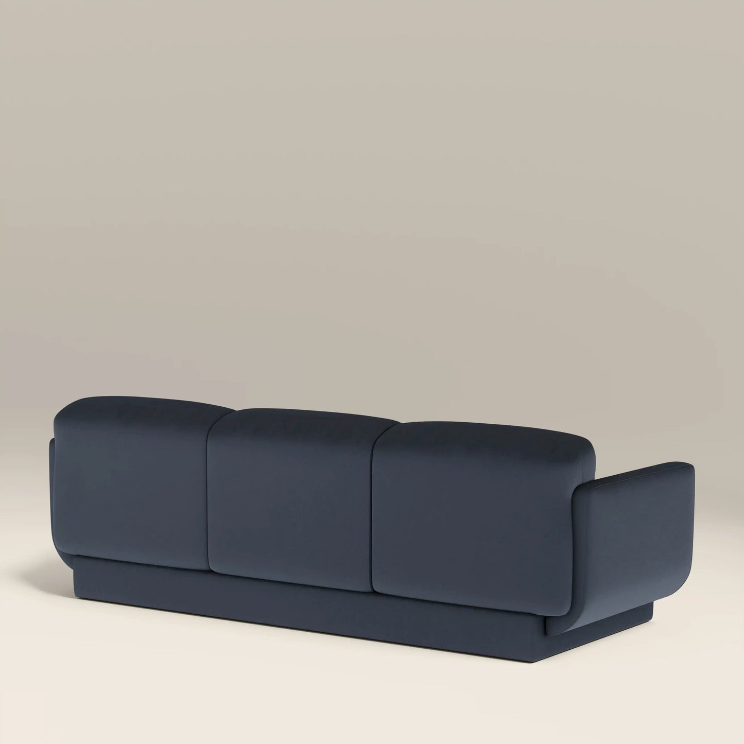Connick 3 Seater Sofa Dark Blue