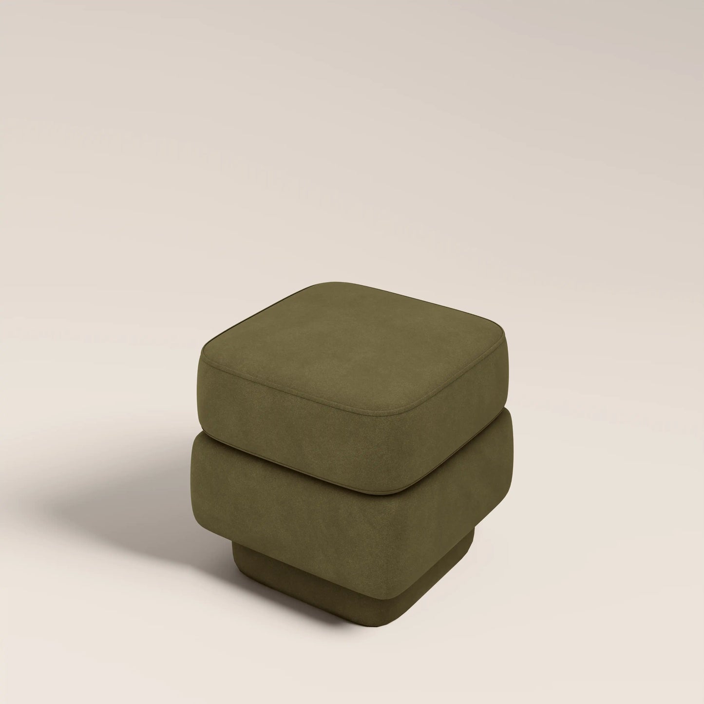 Ava Pouffe Moss Green