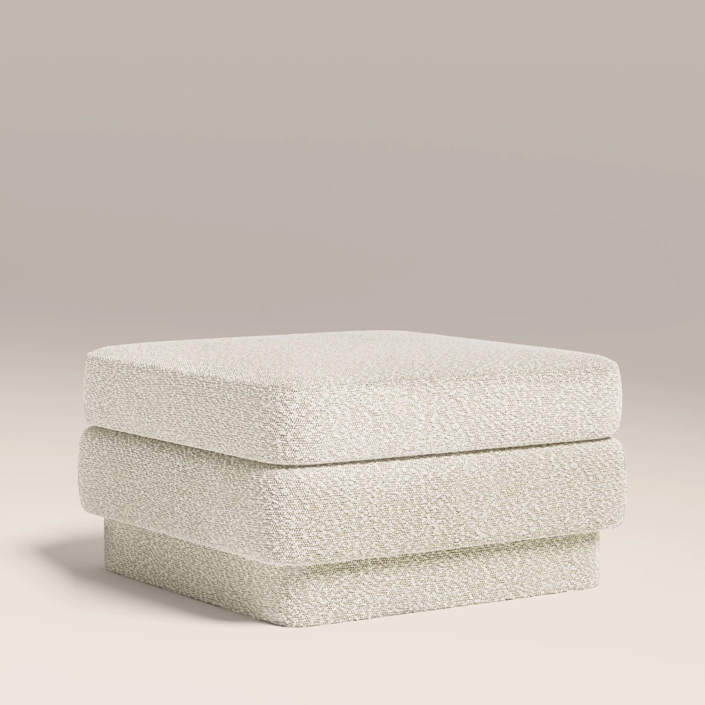Ava Footstool Speckled Stone