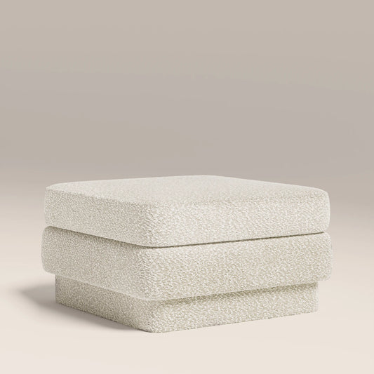 Ava Footstool Speckled Stone