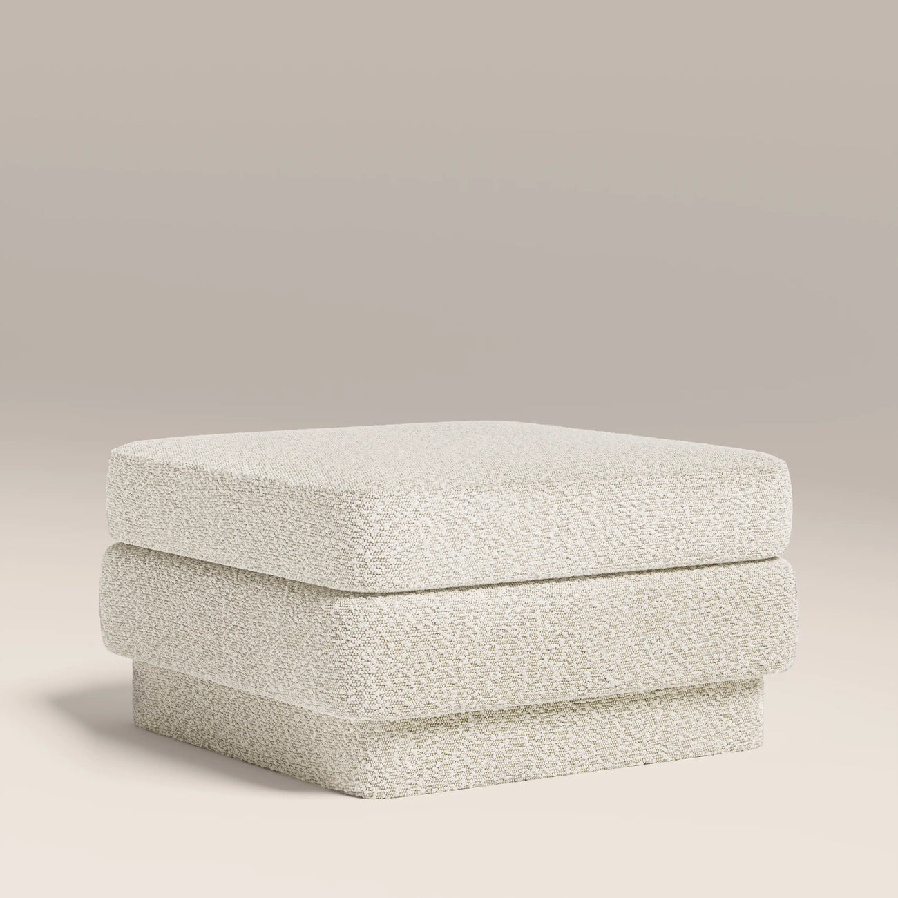 Ava Footstool Speckled Stone