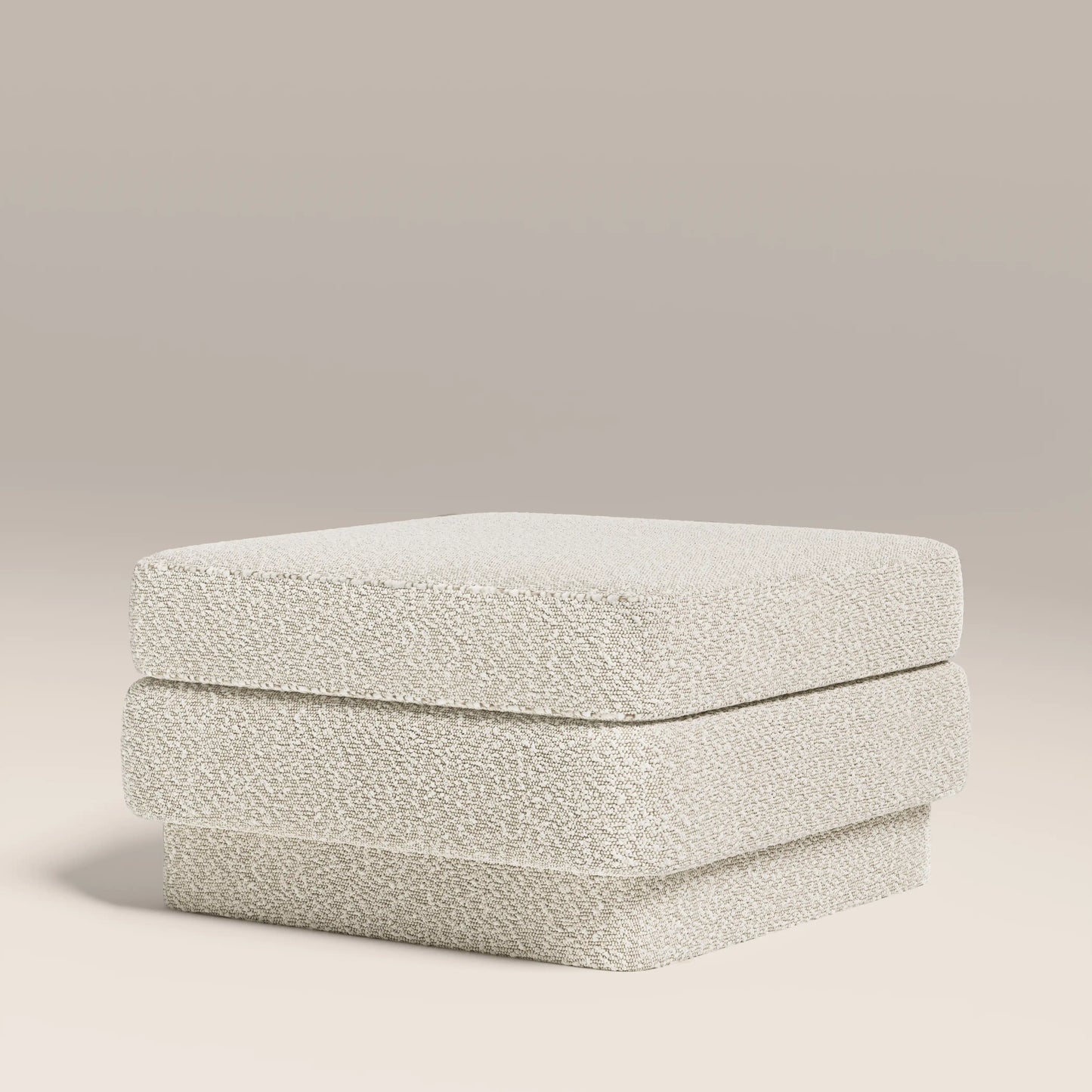 Ava Footstool Speckled Stone