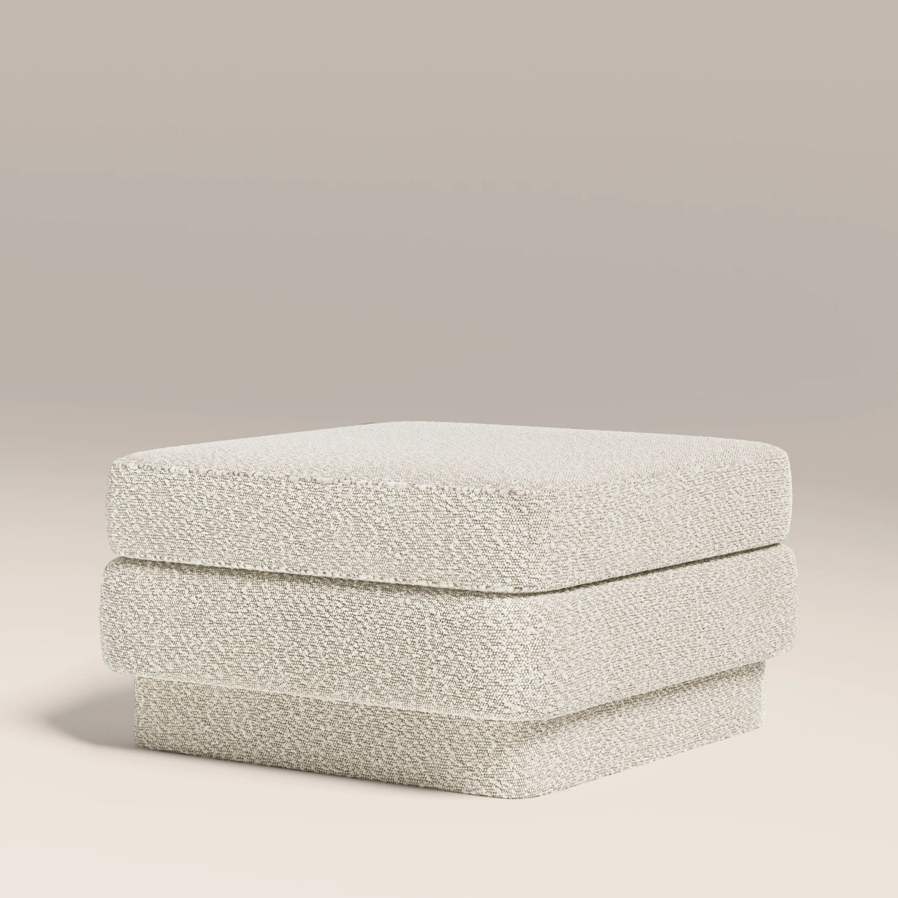Ava Footstool Speckled Stone
