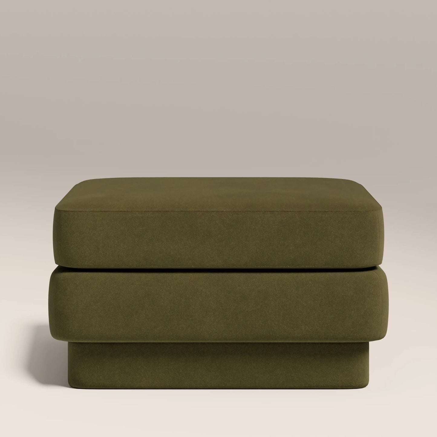 Ava Footstool Moss Green