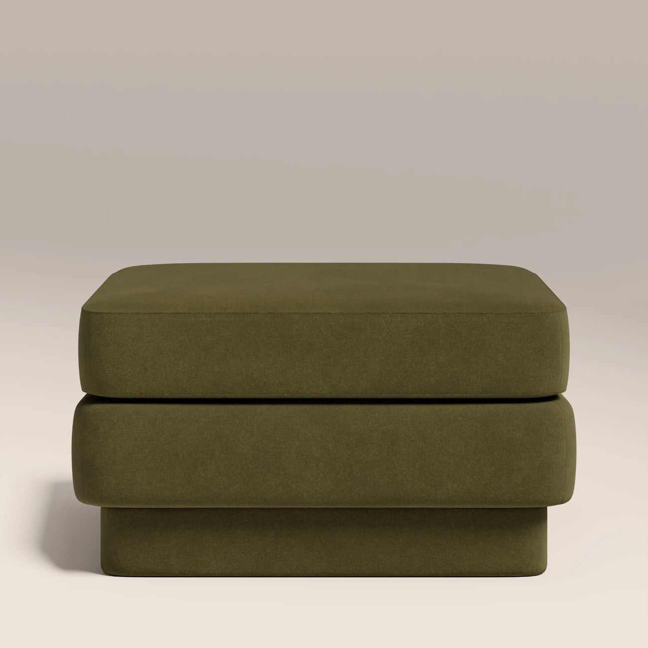 Ava Footstool Moss Green