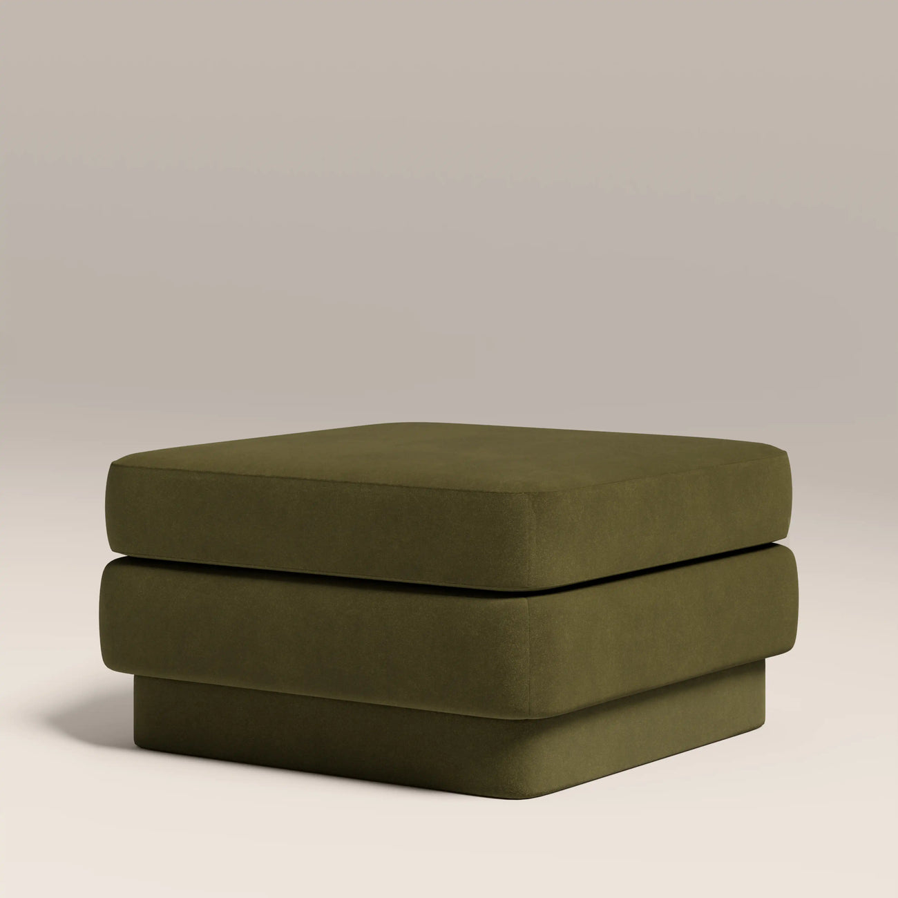 Ava Footstool Moss Green
