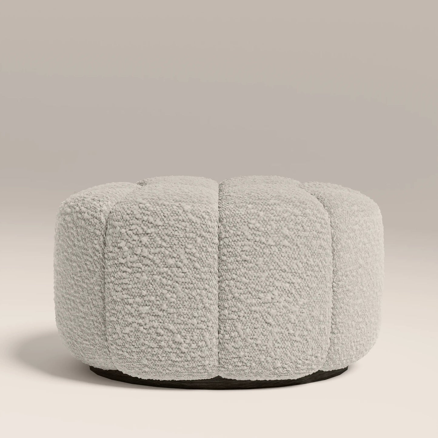 Ivy Footstool Speckled Stone