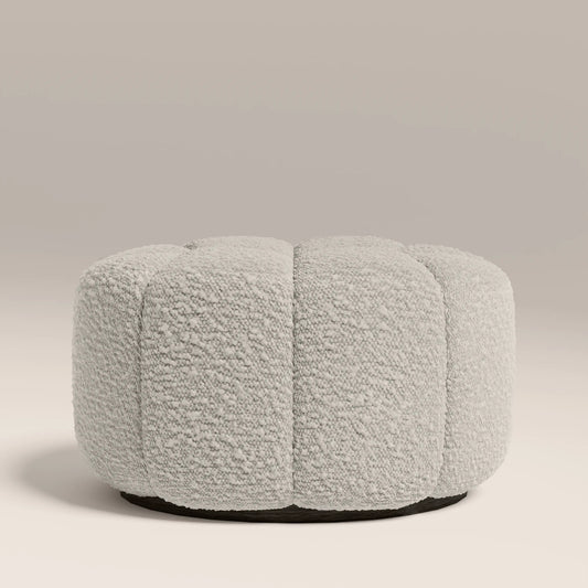 Ivy Footstool Speckled Stone