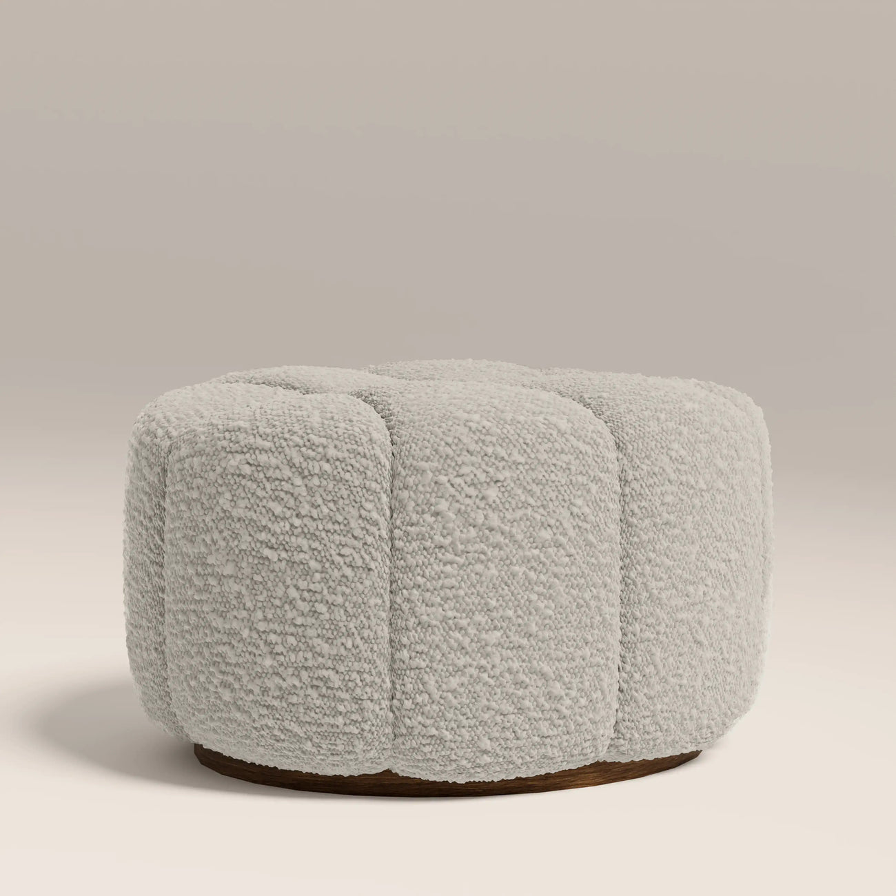 Ivy Footstool Speckled Stone