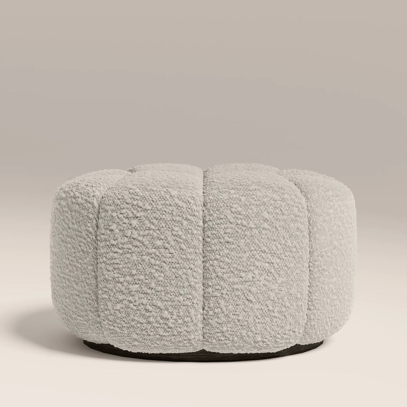 Ivy Footstool Speckled Stone