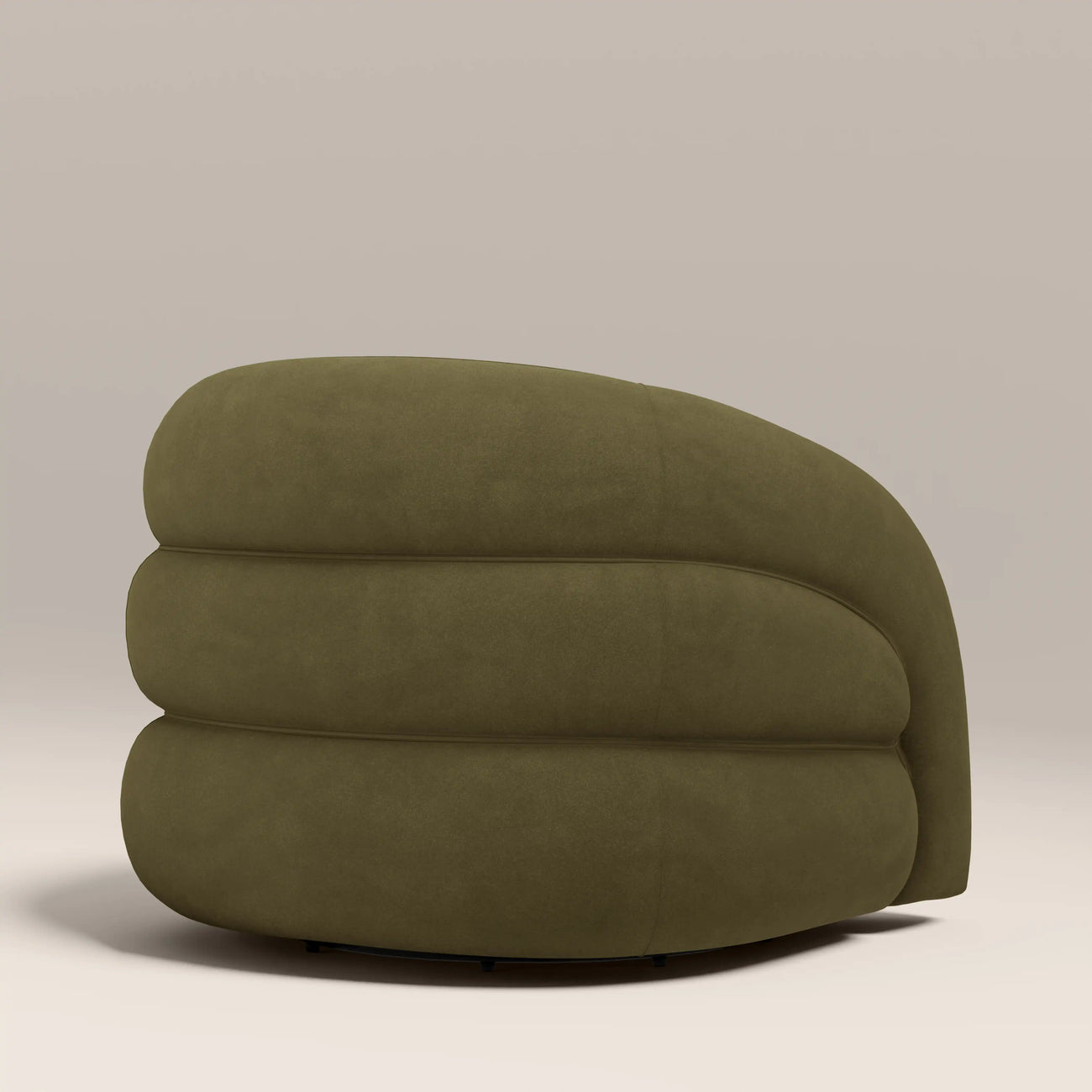 Chaplin Swivel Accent Chair Moss Green
