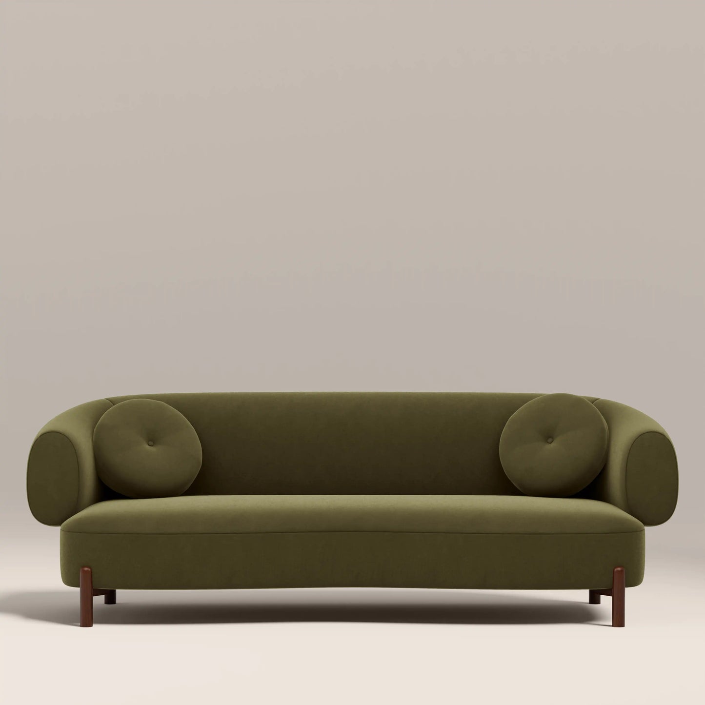 Hallfield 3 Seater Sofa Moss Green