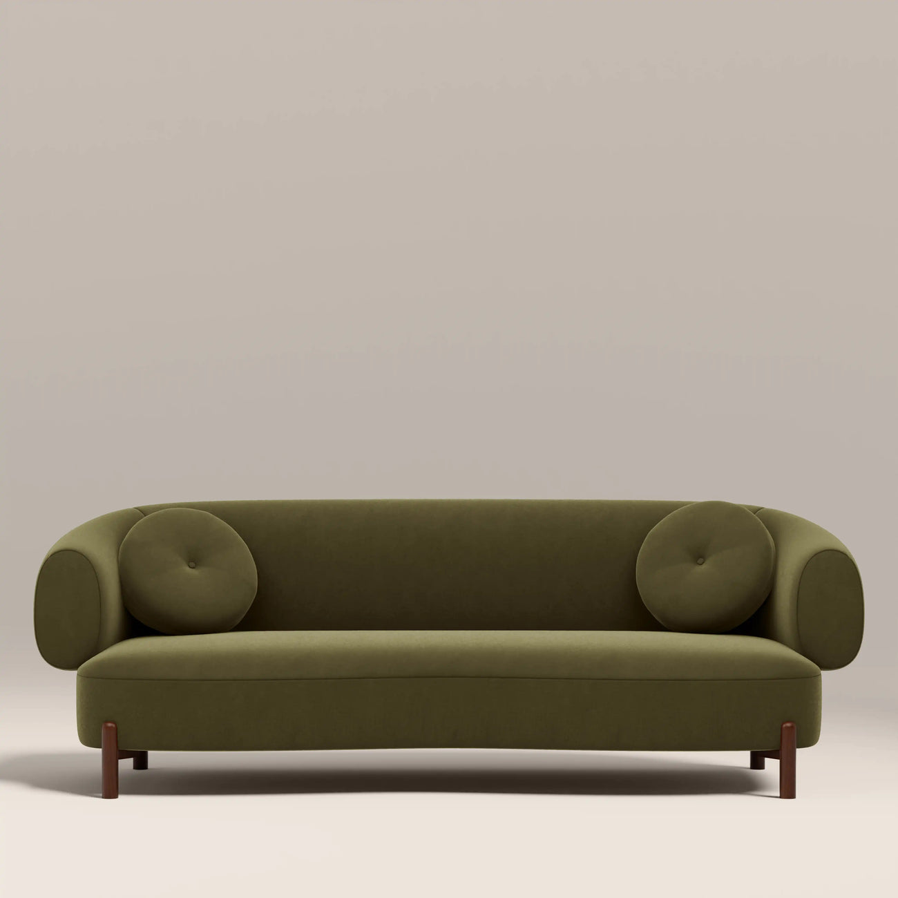 Hallfield 3 Seater Sofa Moss Green