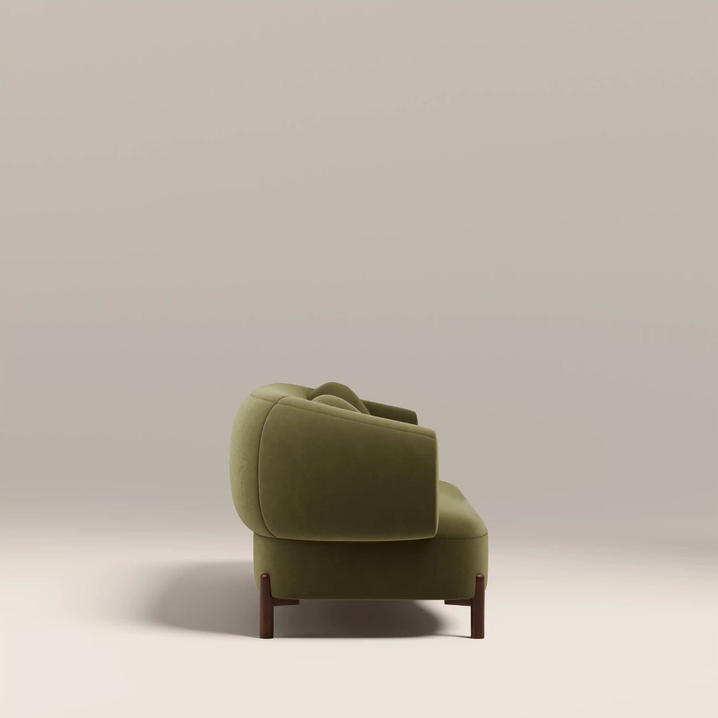 Hallfield 3 Seater Sofa Moss Green