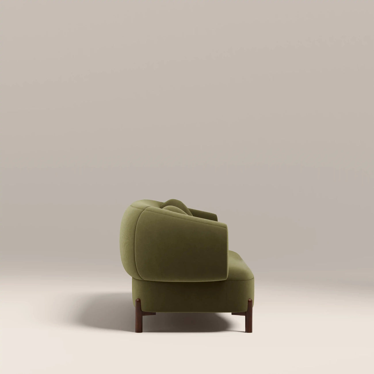 Hallfield 3 Seater Sofa Moss Green