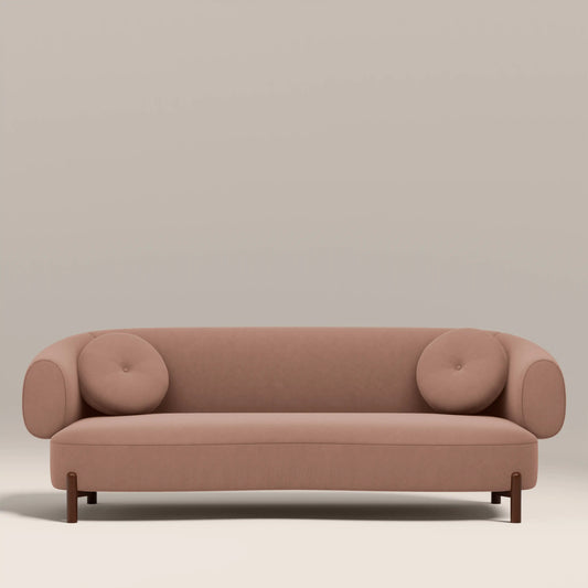 Hallfield 3 Seater Sofa Blush Pink