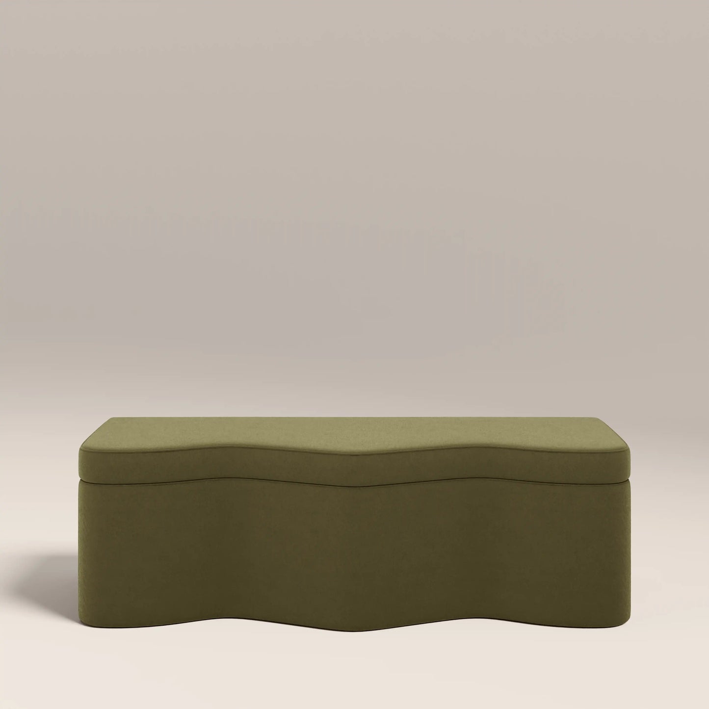 Ivan Storage Ottoman Moss Green