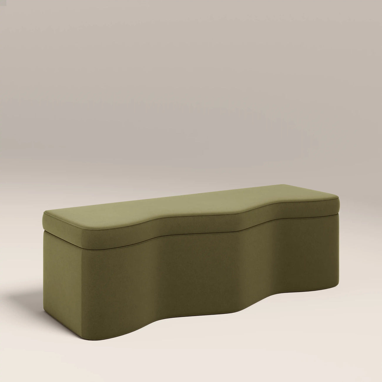 Ivan Storage Ottoman Moss Green