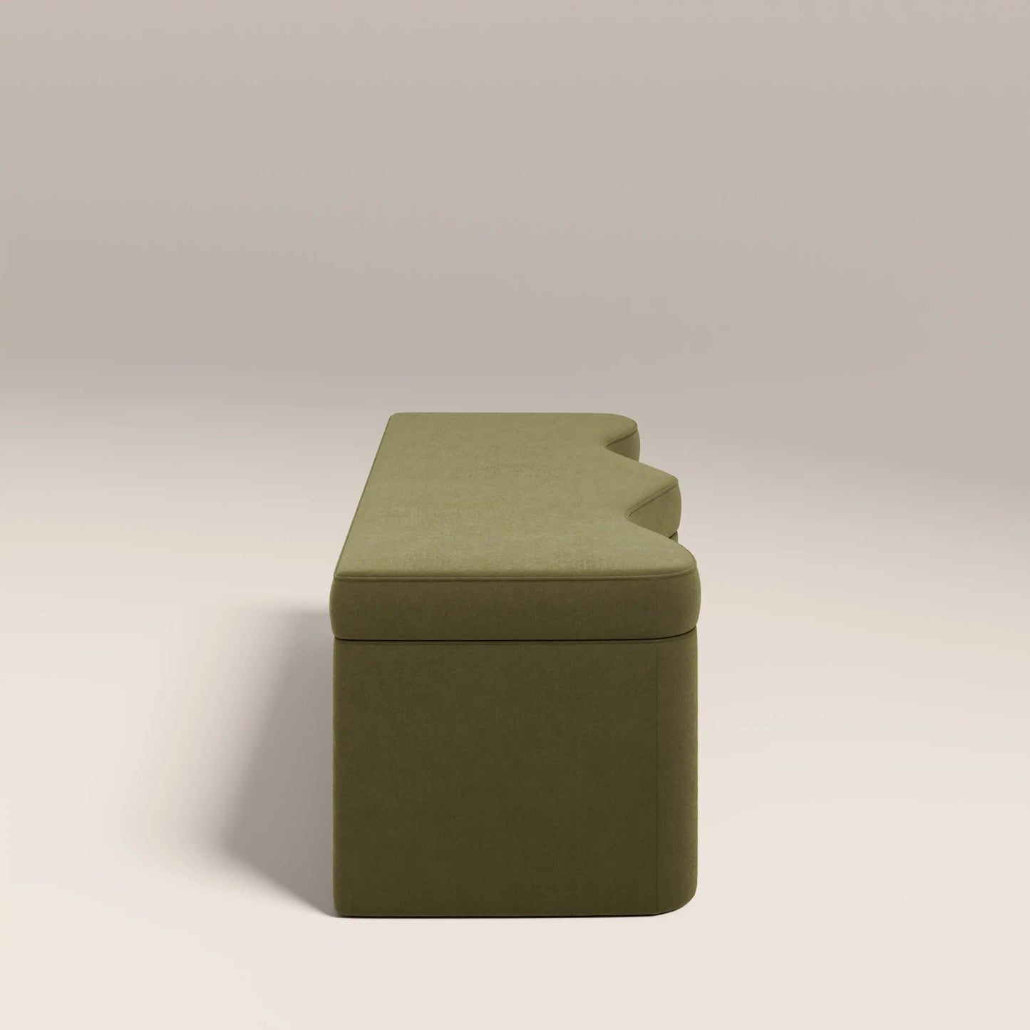 Ivan Storage Ottoman Moss Green