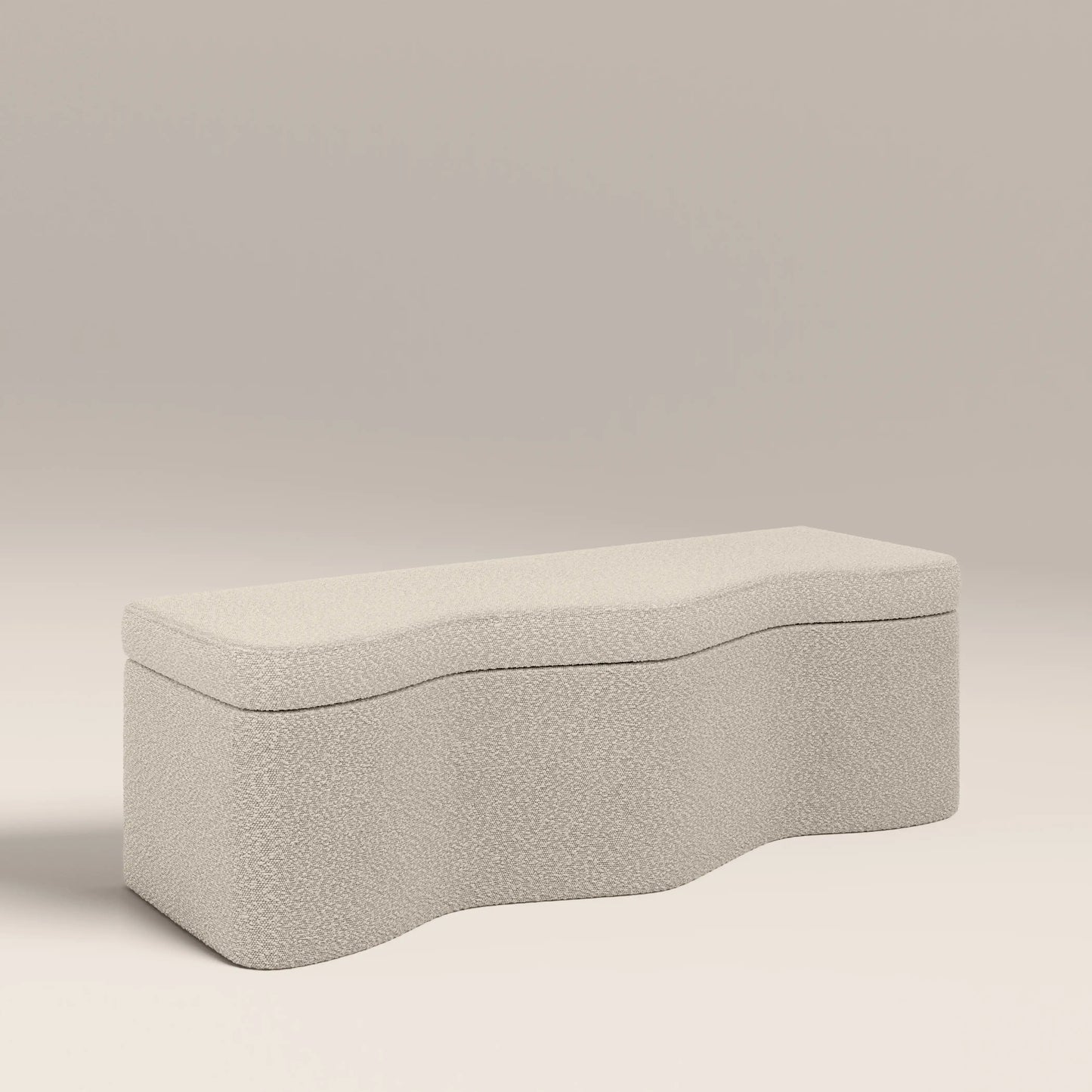 Ivan Storage Ottoman Speckled Stone