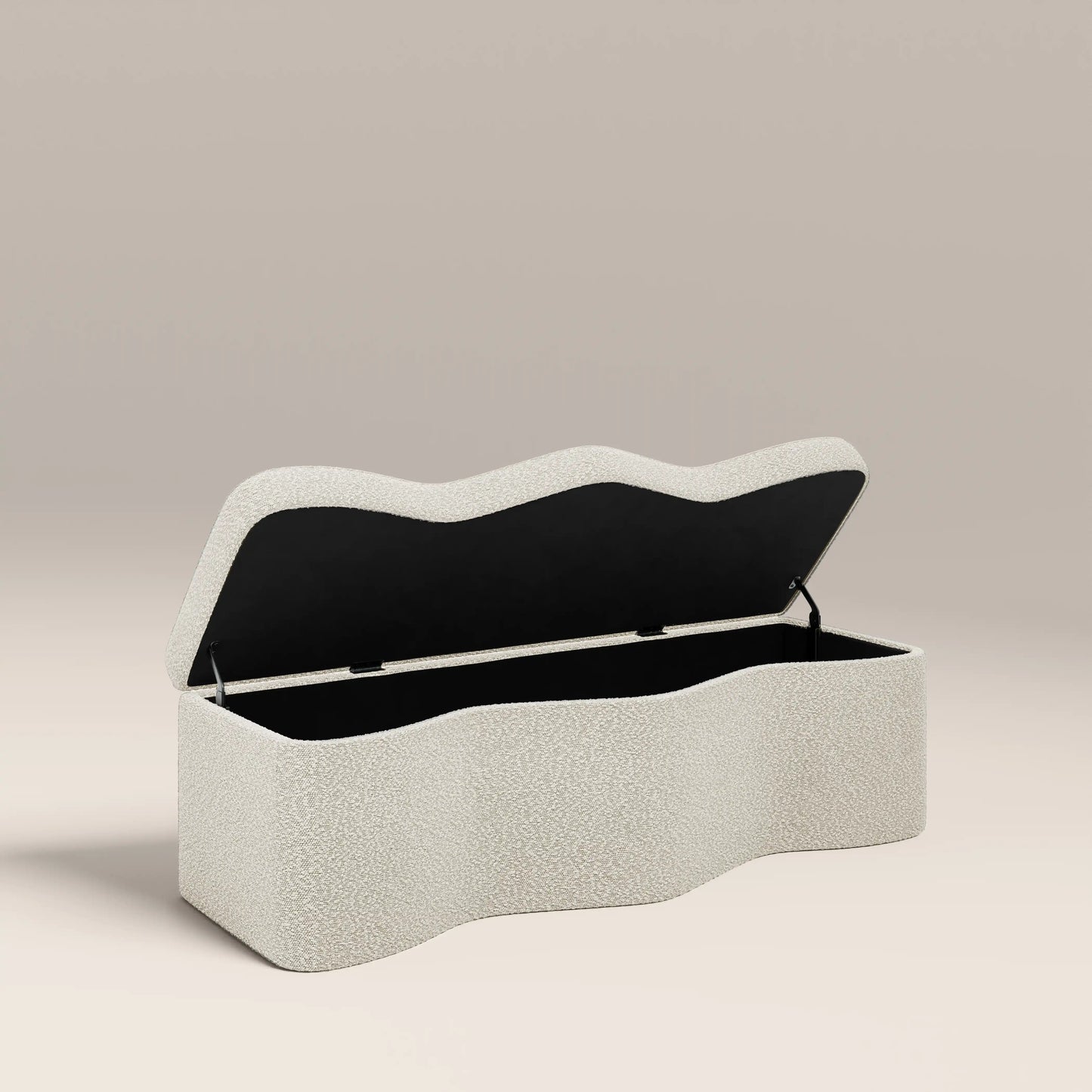 Ivan Storage Ottoman Speckled Stone