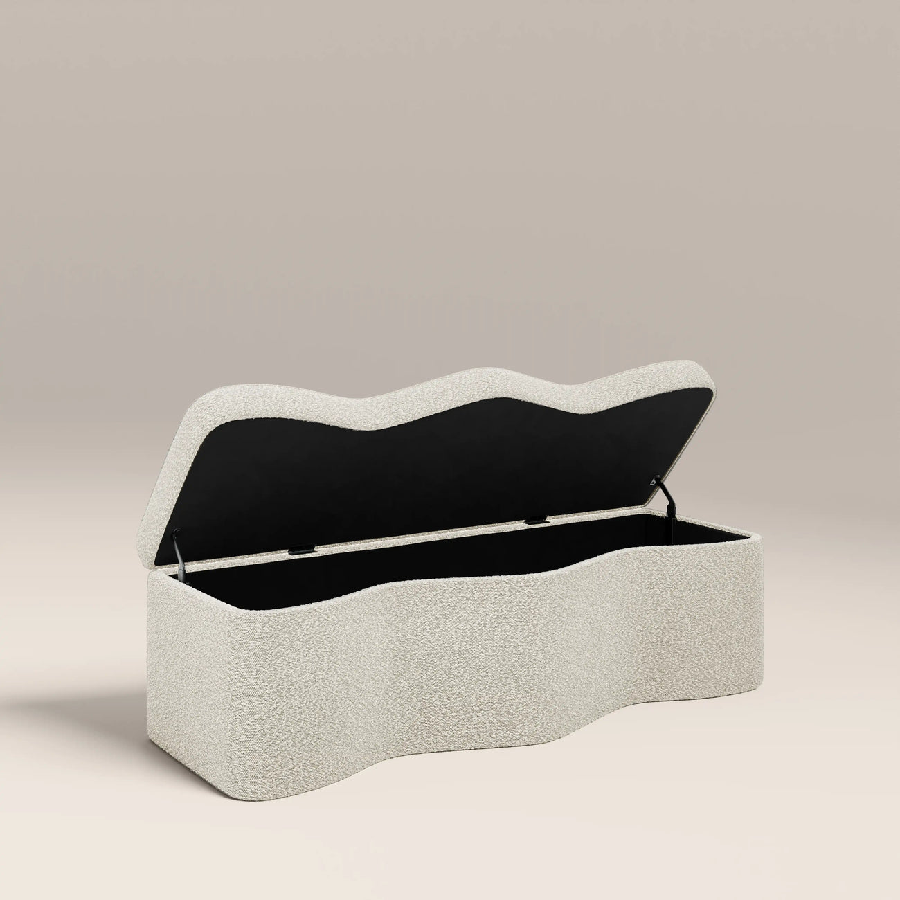 Ivan Storage Ottoman Speckled Stone