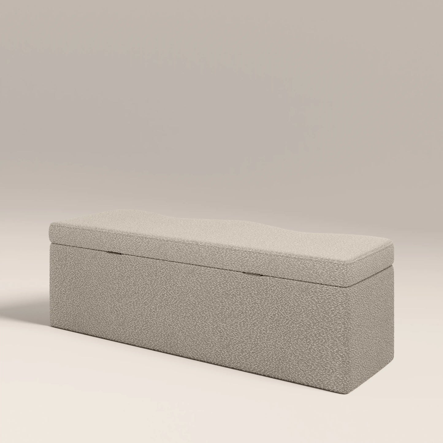 Ivan Storage Ottoman Speckled Stone