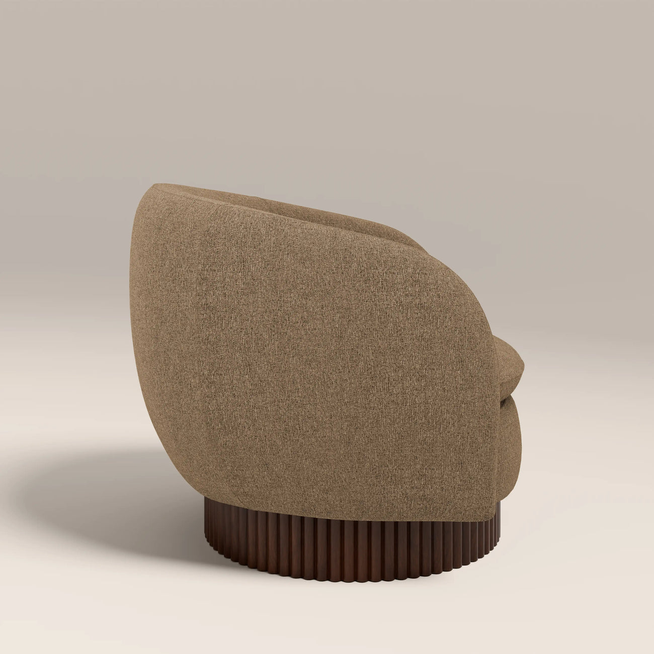 Viva Swivel Armchair Cappuccino Brown