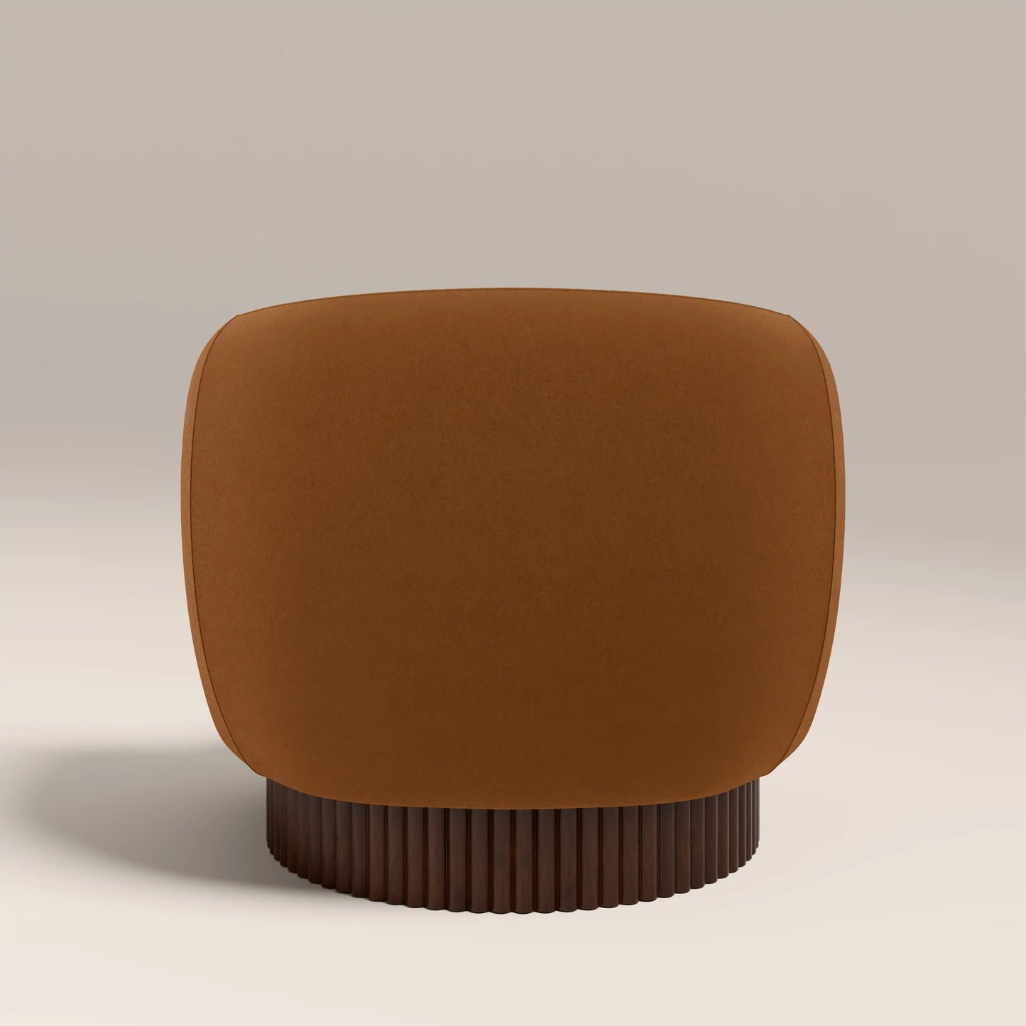 Viva Swivel Armchair Caramel Brown