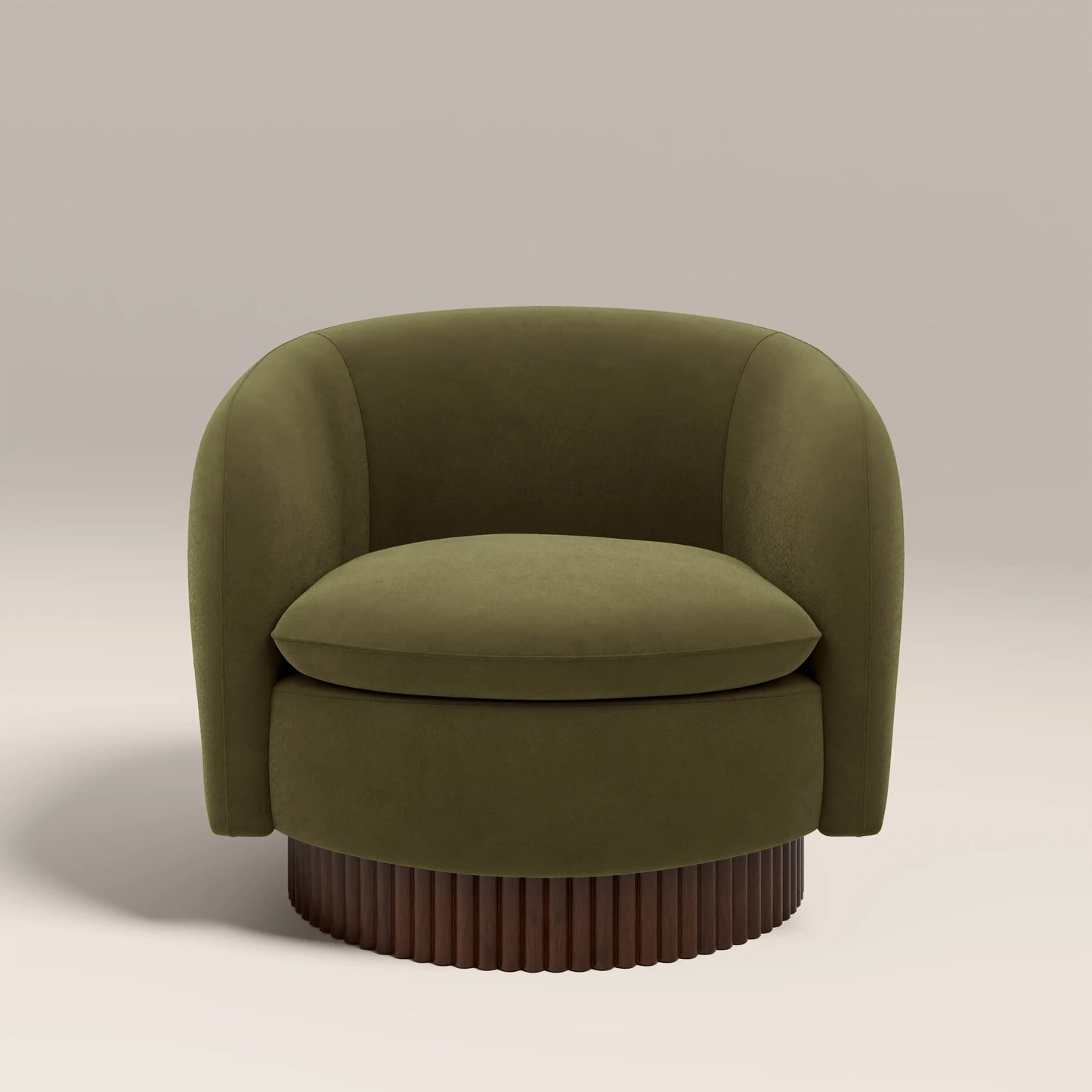 Viva Swivel Armchair Moss Green
