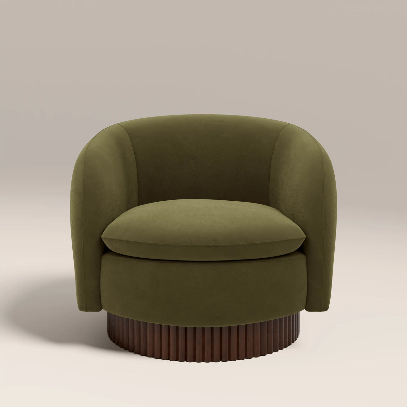 Viva Swivel Armchair Moss Green