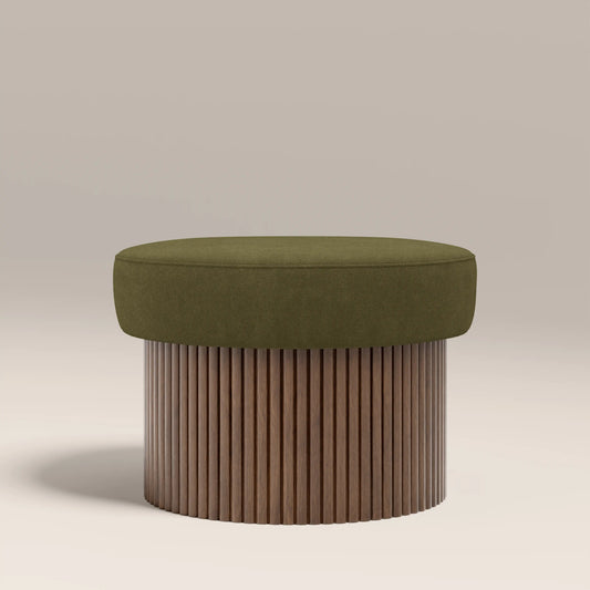 Alexis Storage Footstool Moss Green