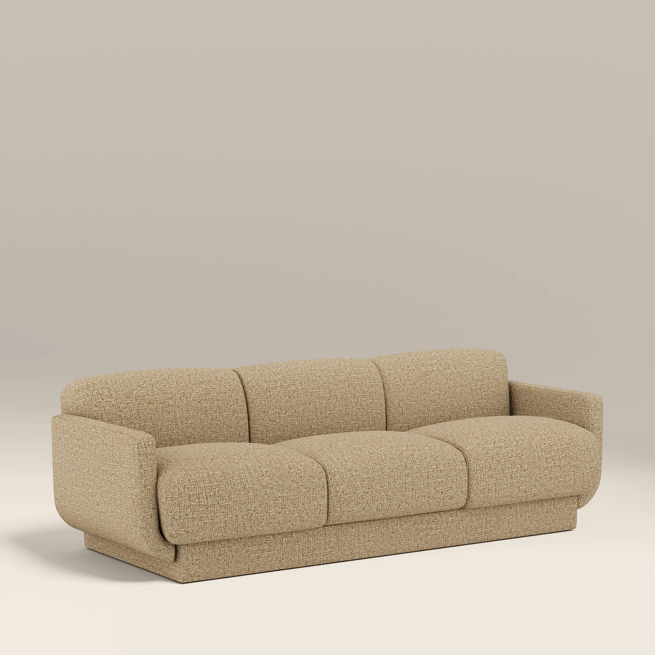 Connick 3 Seater Sofa Speckled Latte
