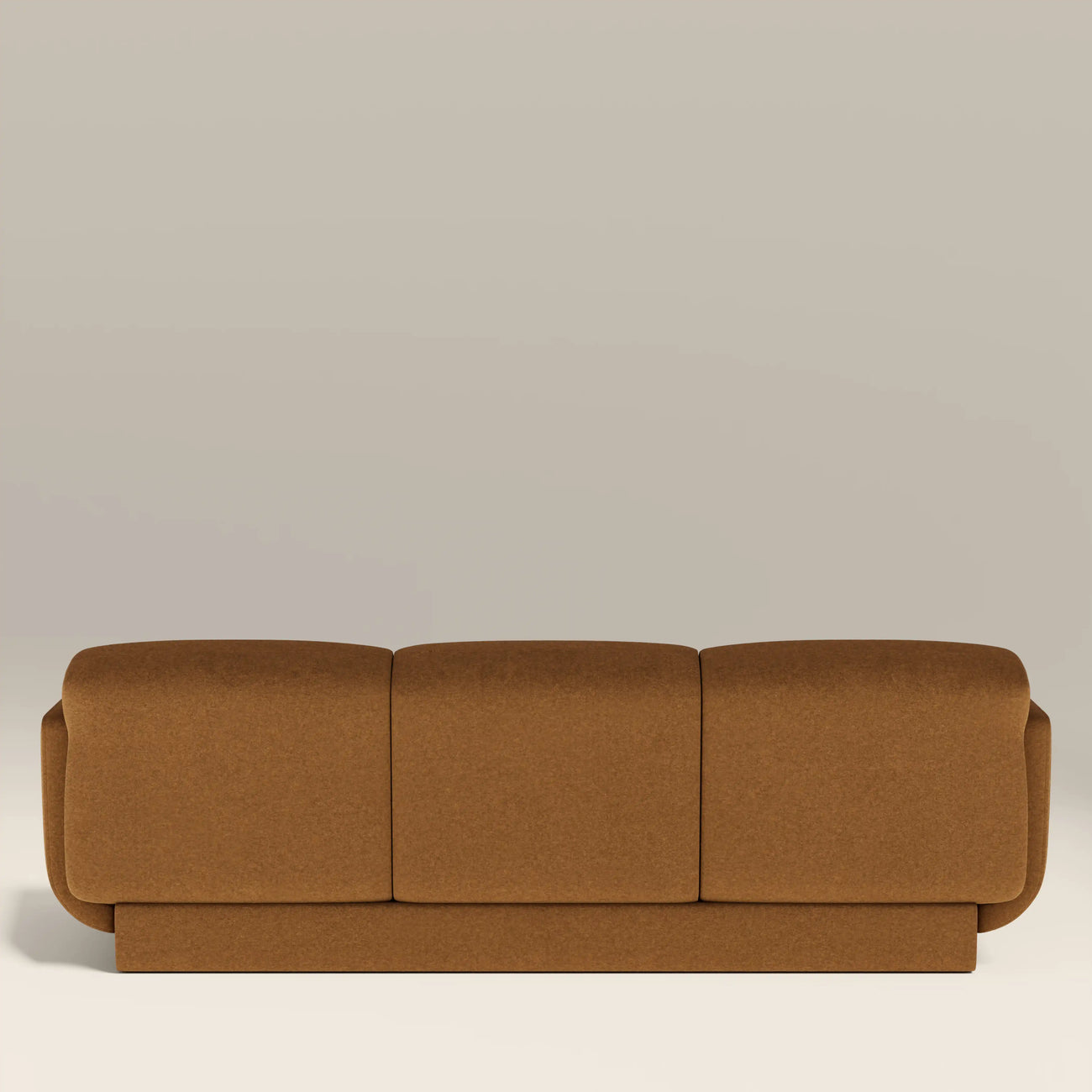 Connick 3 Seater Sofa Caramel Brown