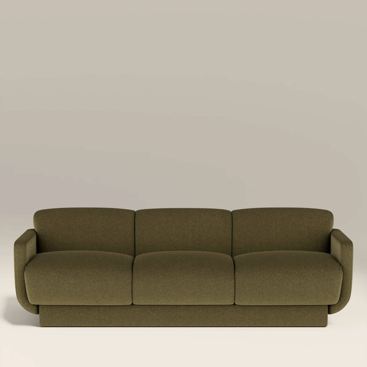 Connick 3 Seater Sofa Moss Green