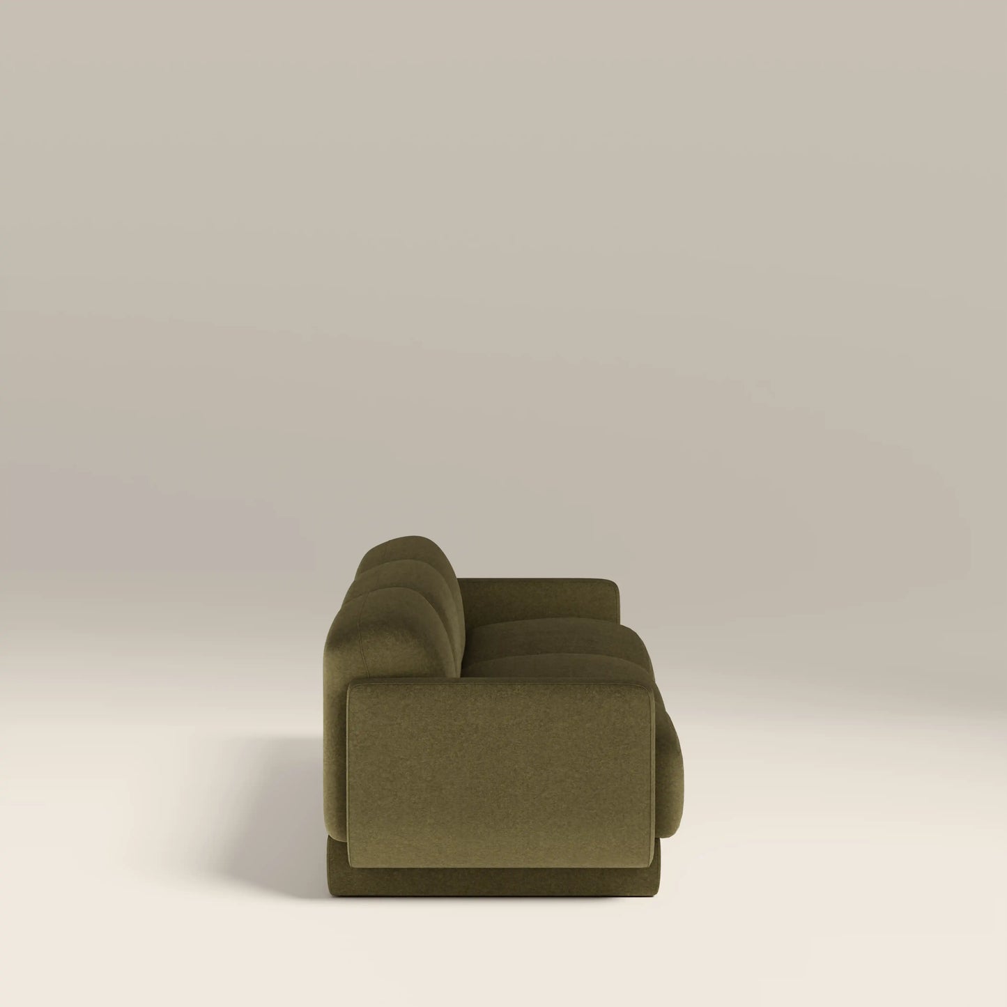 Connick 3 Seater Sofa Moss Green