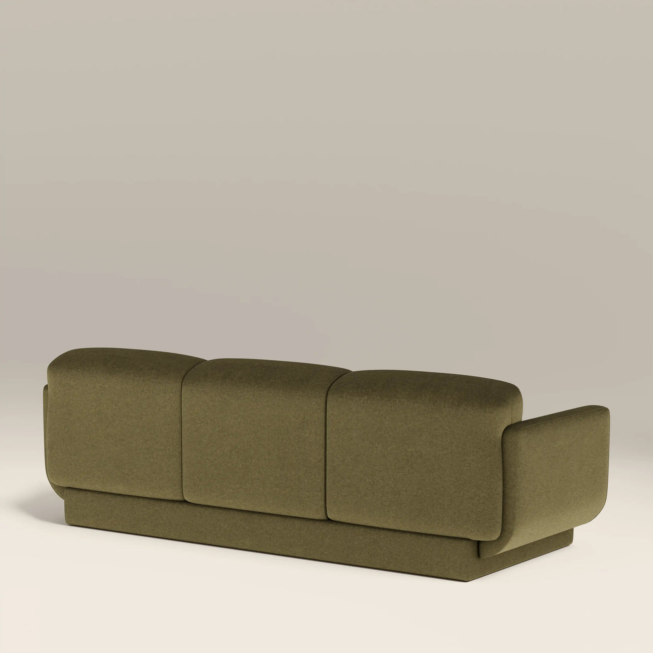 Connick 3 Seater Sofa Moss Green