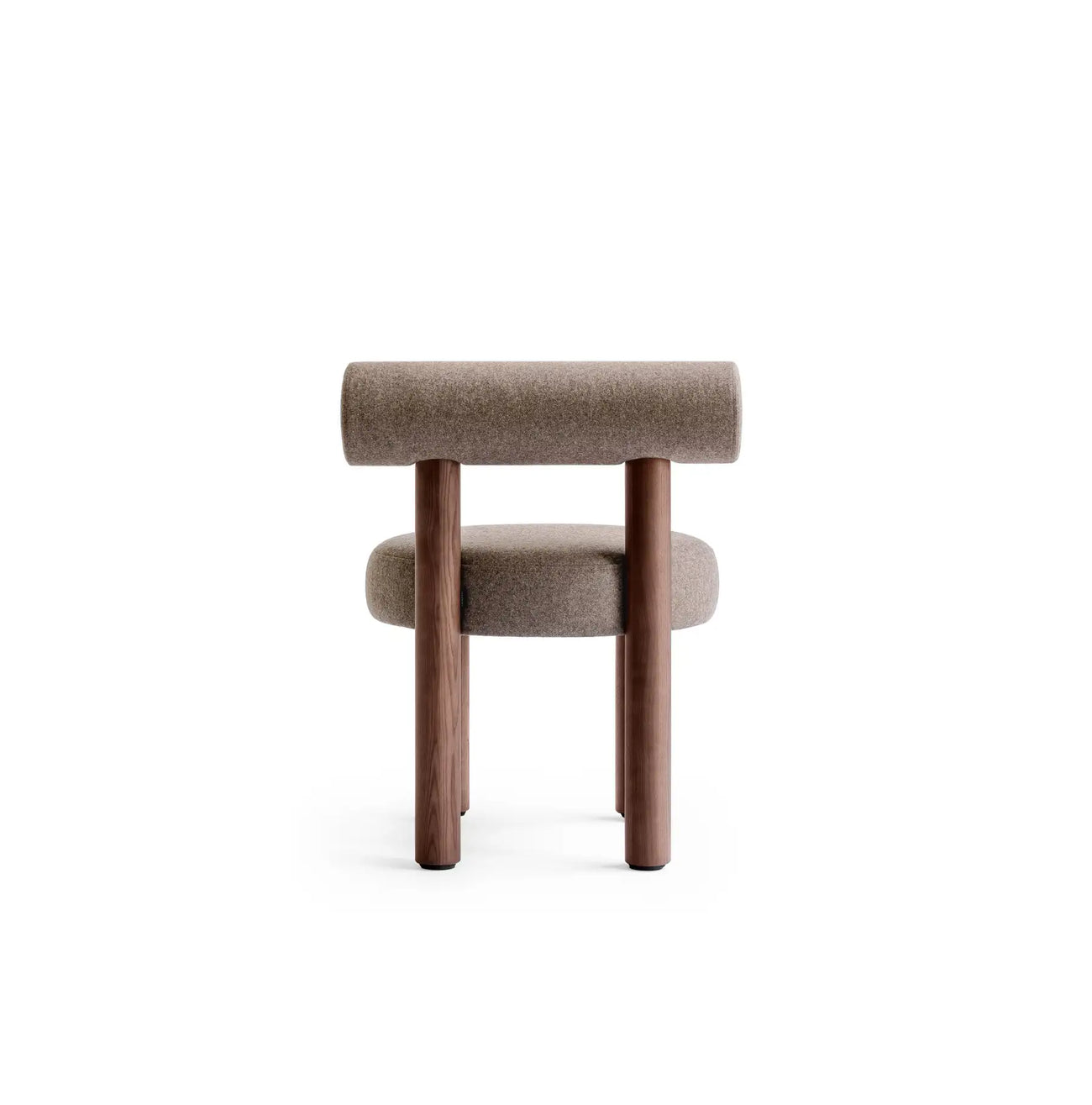 Sculptural Dining Chair Brown