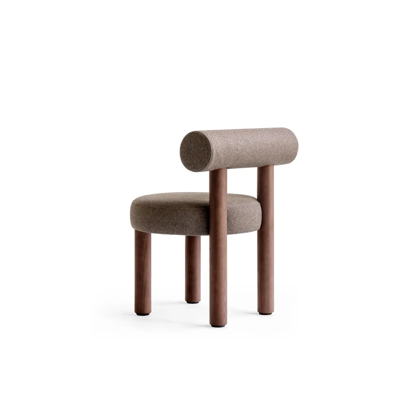 Sculptural Dining Chair Brown