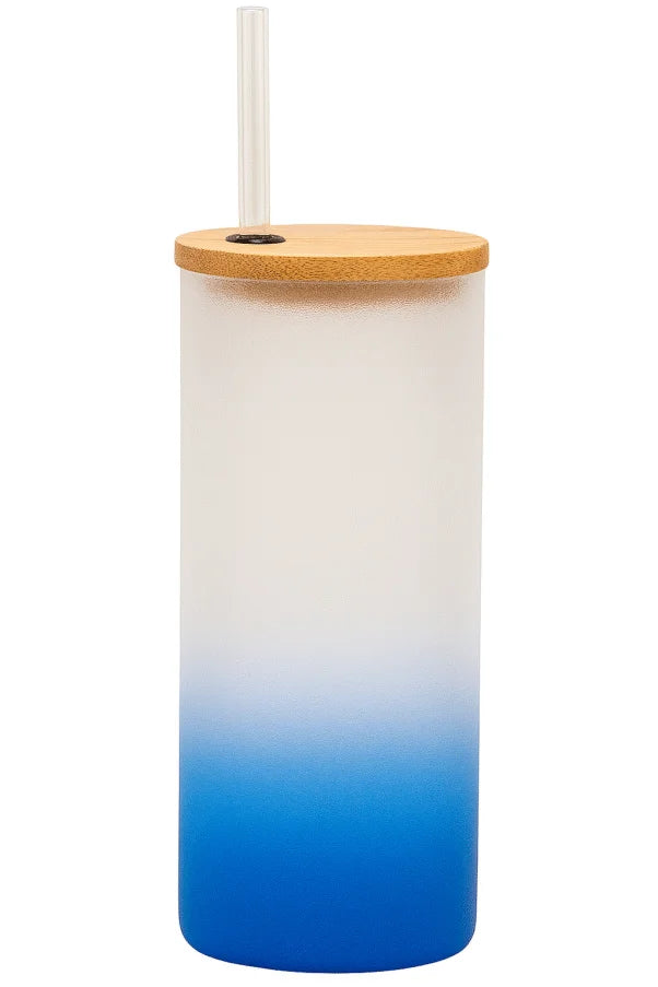 Blue Colored Skinny Tumbler