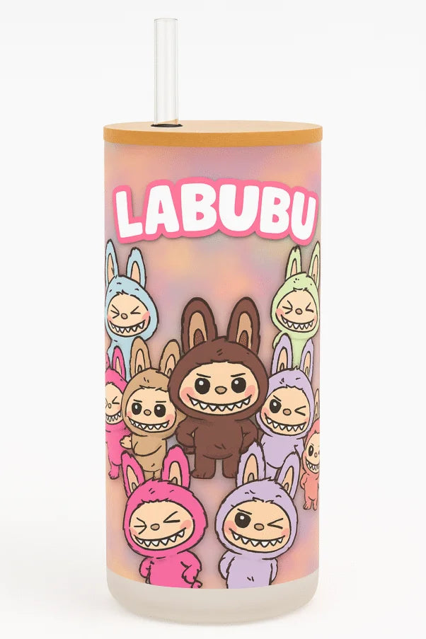 Custom Name Labubu Tumbler for Kids