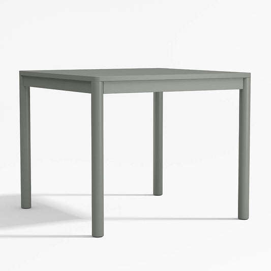 Classic Laurel Green Wood Square Kids Play Table