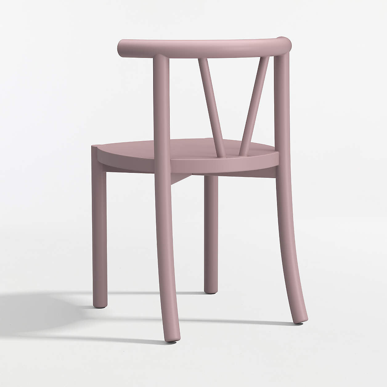 Classic Violet Purple Wood Kids Play Chair