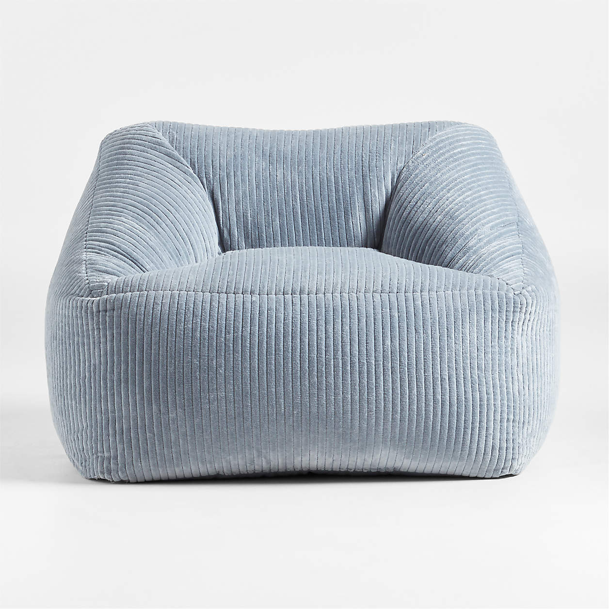 Powder Blue Cloud Velvet Corduroy Kids Sofa Chair