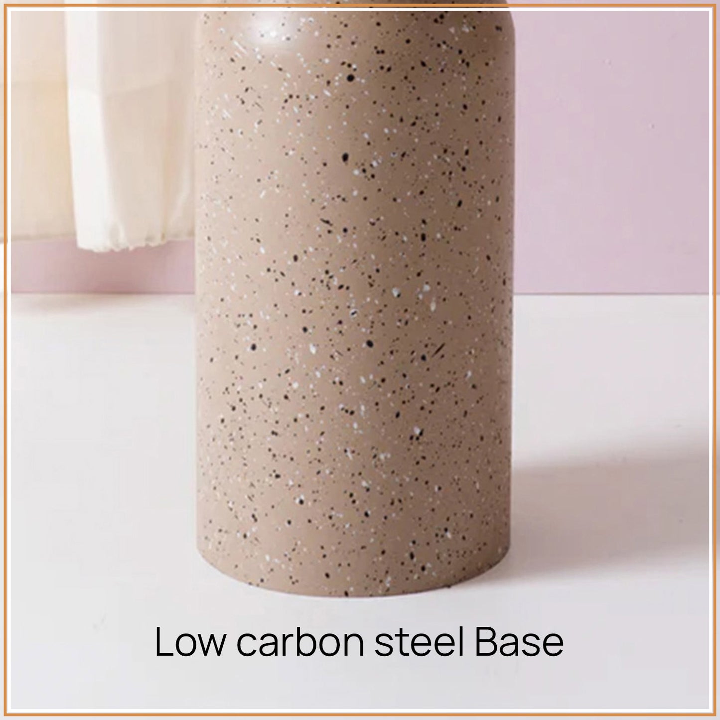 Modern Metallic Barrel Side Table for Living Room in Gold Color | Nestroots