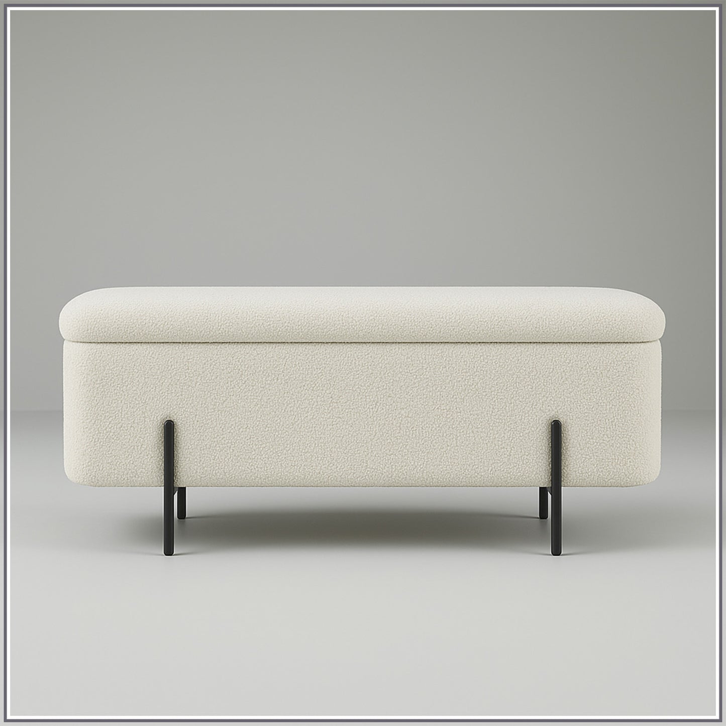 Ivory Bliss Storage  Bench | Nestroots