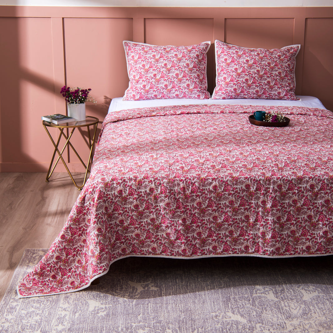 Buy Best Cotton Quilts & Shams Online in India Nestroots